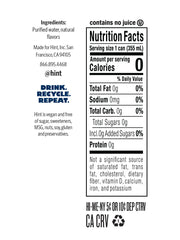 hint® Blackberry water - 12 pack 12oz still cans