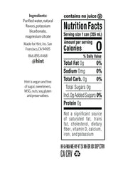 hint sparkling with electrolytes - lime